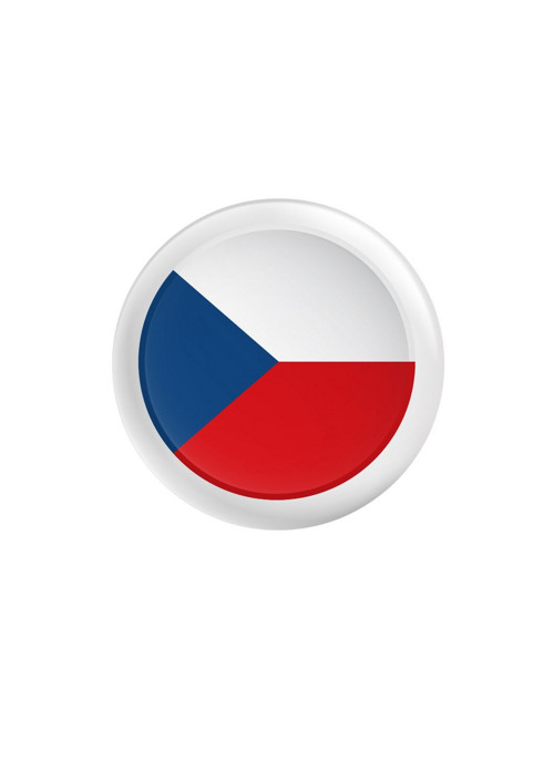 Placka (odznak, button) - Česká vlajka