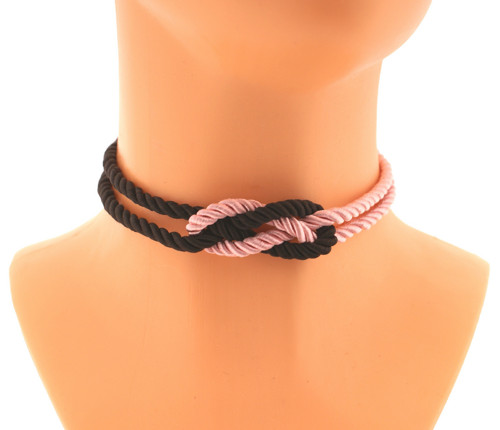 Shibari špagátový choker collar provaz náhrdelník