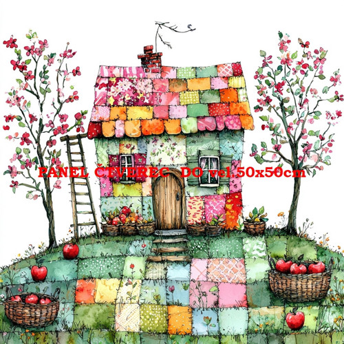 Bavlněný panel 25x25 cm - skladem