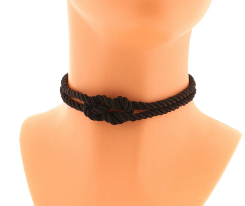 Shibari špagátový choker collar provaz náhrdelník