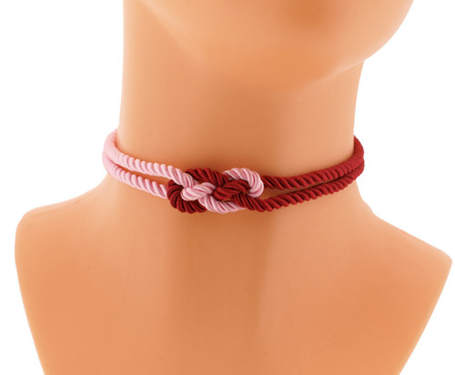 Shibari špagátový choker collar provaz náhrdelník