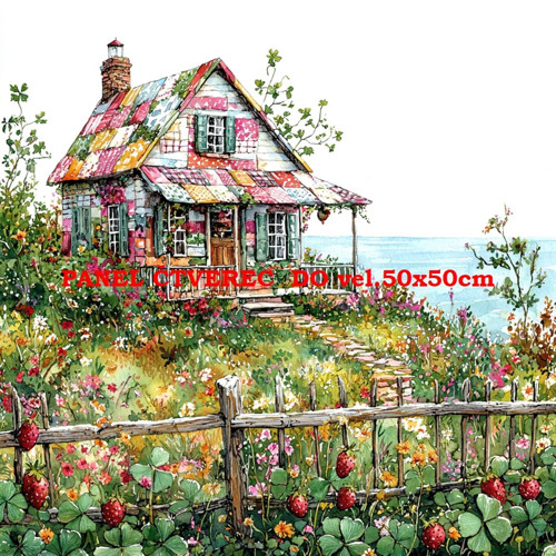 Bavlněný panel 25x25 cm - skladem — foto 1