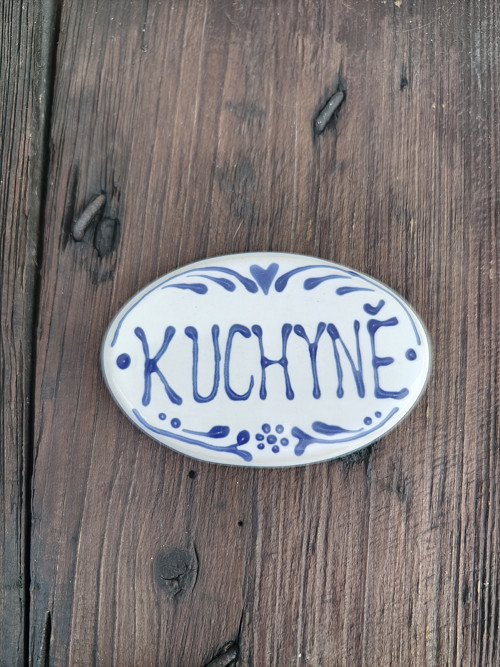 Cedulka Na Dveře Kuchyně