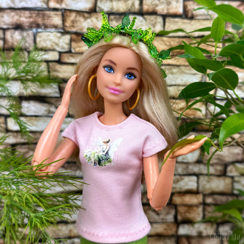 Víla - tričko pro Barbie, světle růžové — foto 1