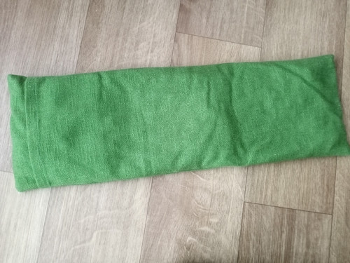 Zelený nahřívací polštářek 20 x 60