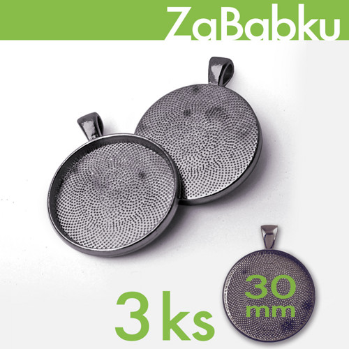 II. jak - 3 kusy - Lůžko gunmetal 30mm