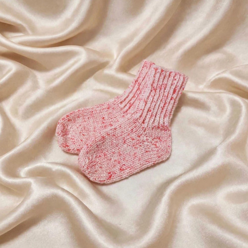 Pletené ponožtičky - 10 cm