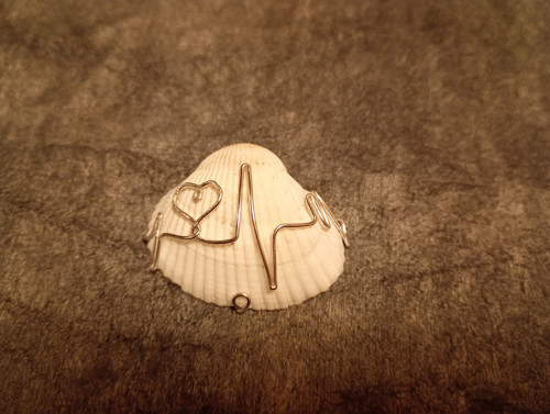 Mušle v drátu/wire wrapping