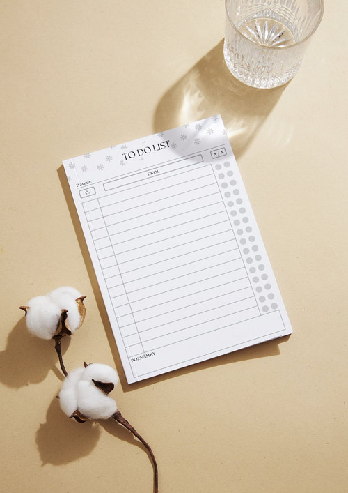 To-Do List s políčky k odškrtnutí PDF