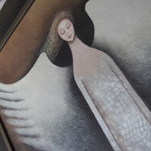 Srdce v peří. 72x59 cm — foto 1