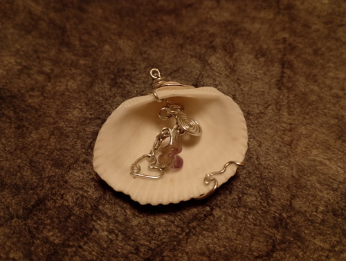 Mušle v drátu/wire wrapping