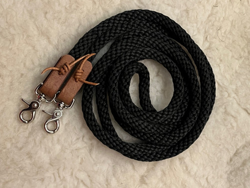 Provazové otěže Black