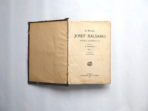 B146_ Josef Balsamo, A. Dumas, V., 1924, retro