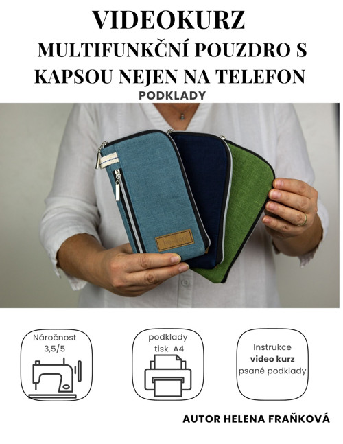 Videokurz multifunkční pouzdro s boční kapsou