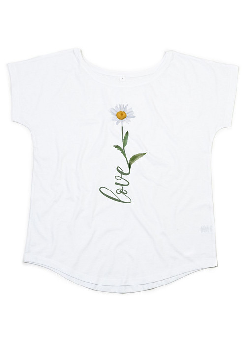 Bio dámské tričko "Love & Daisy"