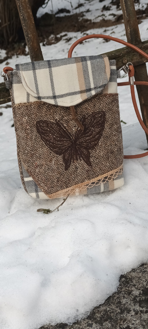 Crossbody zimní kabelka