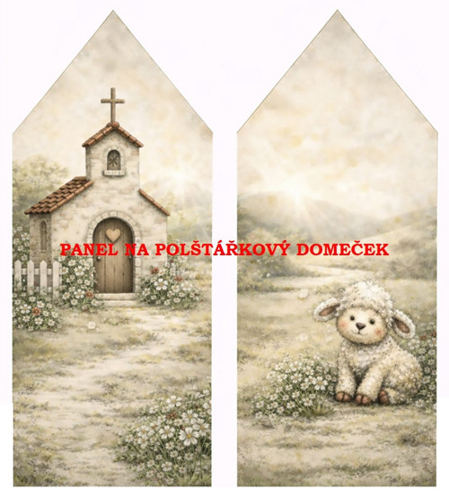 Bavlněný panel 47x52 cm — foto 1