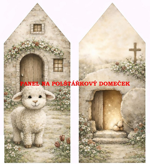 Bavlněný panel 47x52 cm