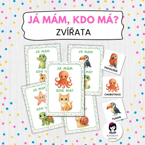 Já mám, kdo má? - zvířata (PDF)