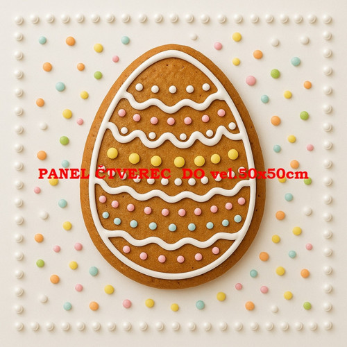 Bavlněný panel 10x10 cm