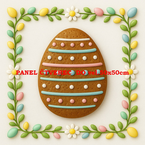 Bavlněný panel 10x10 cm — foto 1