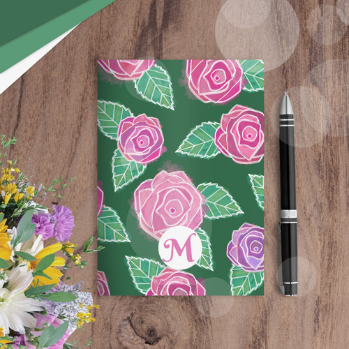 Slovníček floral watercolour 3 - růže