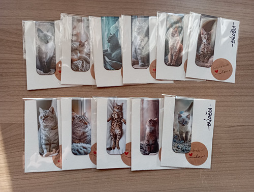 931 - Magnetická záložka - kočičky — foto 1