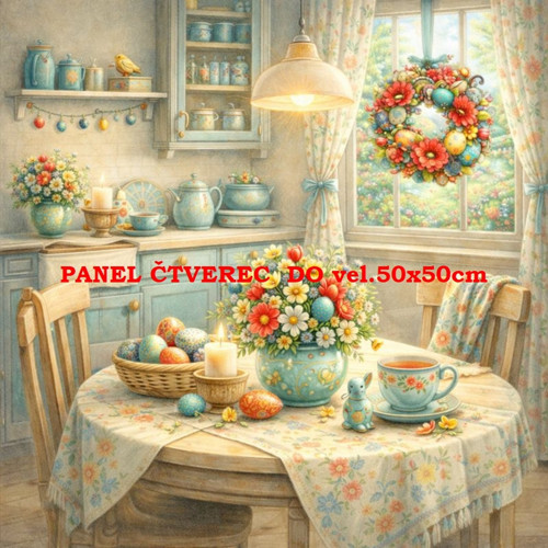 Bavlněný panel 10x10 cm