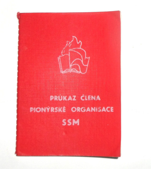PRŮKAZ člena pionýrské organizace SSM, 1980