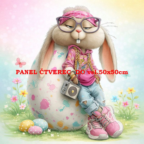 Bavlněný panel 10x10 cm