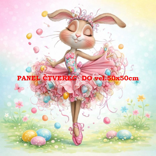 Bavlněný panel 10x10 cm — foto 1