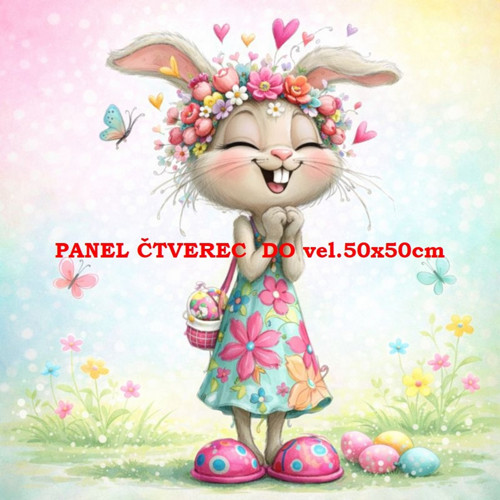Bavlněný panel 10x10 cm