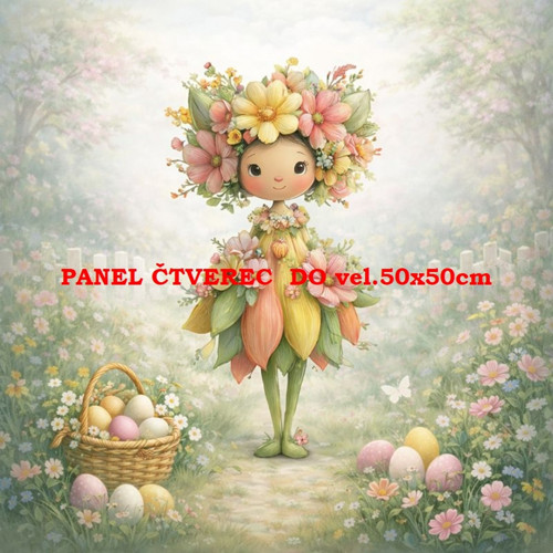 Bavlněný panel 10x10 cm