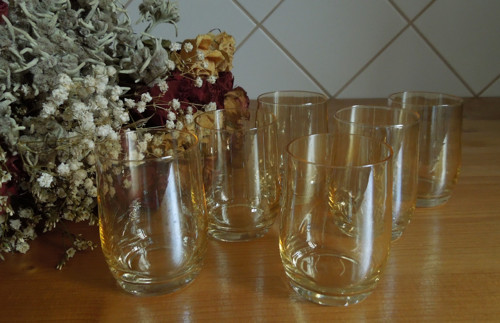 Luxusní likérové menší skleničky, 6 kusů