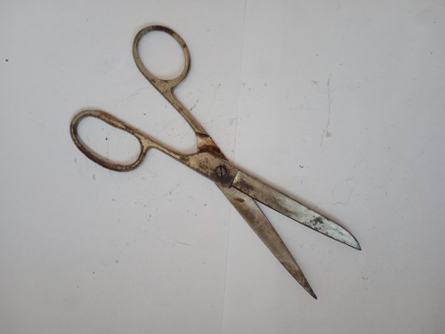 Staré nůžky nerezové 20,5 cm