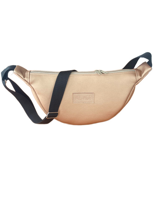 FLOW crossbody ledvinka bronz light
