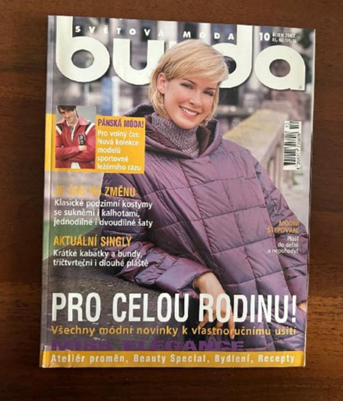 Časopis Burda 10/2002