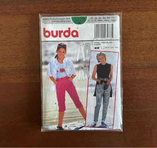 Střih Burda - kalhoty