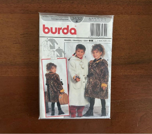Střih Burda - kabátek