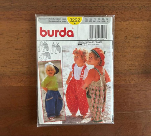 Střih Burda - kalhoty