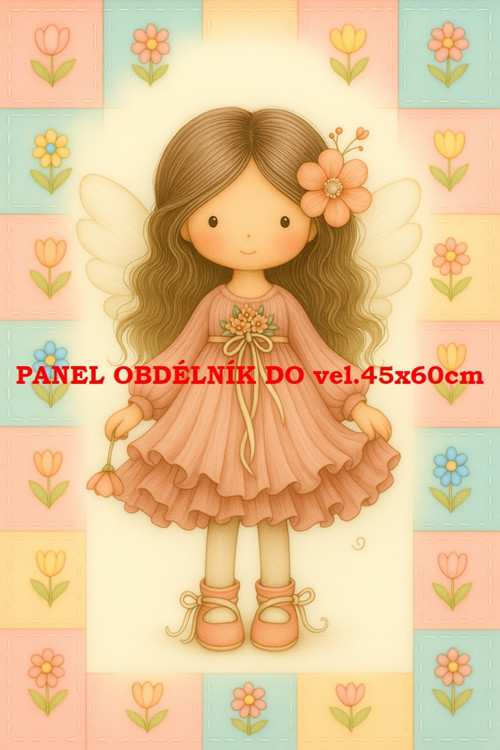 Bavlněný panel 7x10 cm