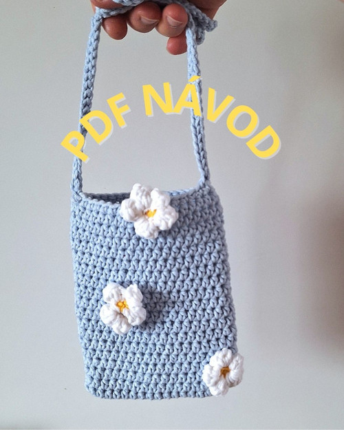 Digitální návod – Háčkovaná taštička na telefon