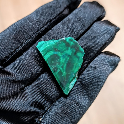 Malachit, ID 5388, 35x22 mm — foto 1
