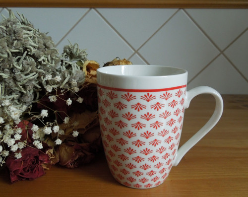 Retro porcelánový hrnek