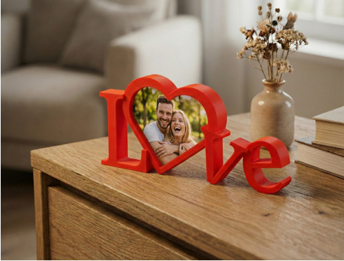 Fotorámeček LOVE - Stojánek na fotku standard