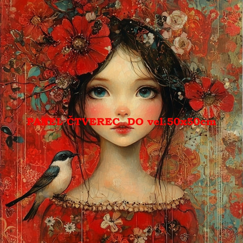 Bavlněný panel 10x10 cm