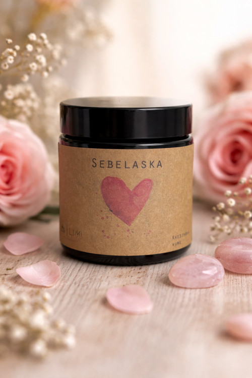 Sójová svíčka - SEBELÁSKA.... 180 ml