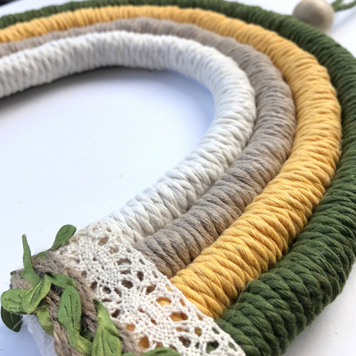 Andělská macrame duha zelená - střední
