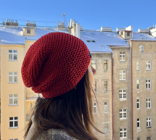 Přízová čepice č. 525 a — foto 1