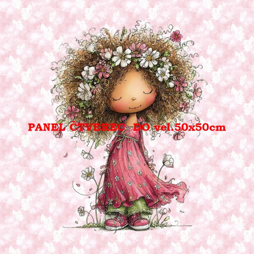 Bavlněný panel 10x10 cm